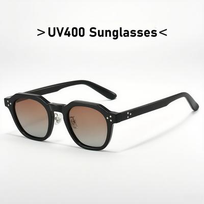 Солнцезащитные очки UV400 для мужчин и женщин, модные, TR90, ретро, классические, для защиты глаз на открытом воздухе, стильные оттенки