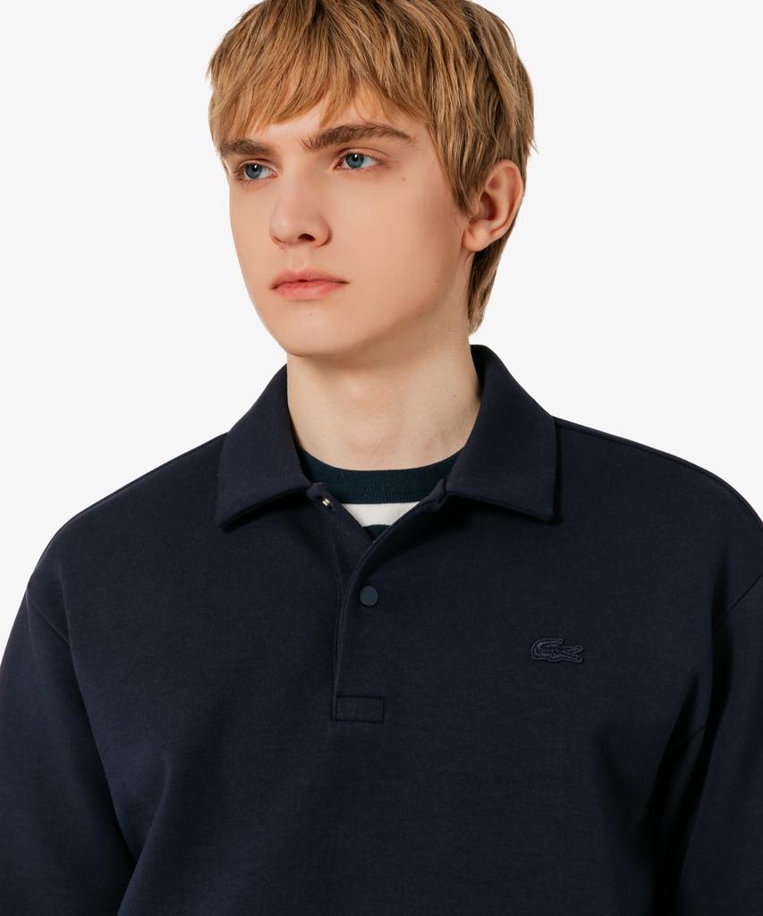 LACOSTE Men'S Double-Face Snap Polo Sweatshirt Sh423E-56G 166