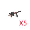 Военные Солдаты Фигурка Оружие Строительные Блоки Пистолет Попоша MP40 АК74 Винтовка Ракетная установка Пуля Огнемет Игрушки Подарок T051