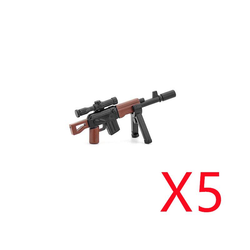 Военные Солдаты Фигурка Оружие Строительные Блоки Пистолет Попоша MP40 АК74 Винтовка Ракетная установка Пуля Огнемет Игрушки Подарок T051