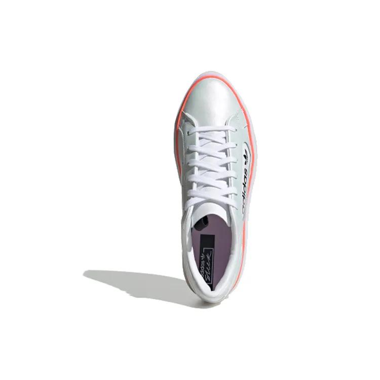 adidas Женские элегантные Super 'Облачно-белые' (женские размеры) Кроссовки для скейтбординга Cloud White / Clear Lilac / Signal Coral EF4956