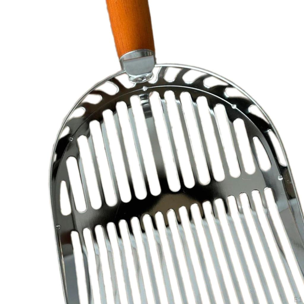 Совок для кошачьего песка, сетчатый фильтр из нержавеющей стали для чистки туалета, совок для чистки домашних животных