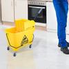 Пластиковое ведро для швабры Утолщенное Вместимость 20 л Ведро с отжимом на колесах Прочная конструкция Водовоз Инструмент для мытья