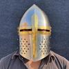Templar Crusader Helmet Authentic Templar Crusader Helmet 12th Century Medieval Great Helmet Cosplay, Prop, Display, Replica, LARP