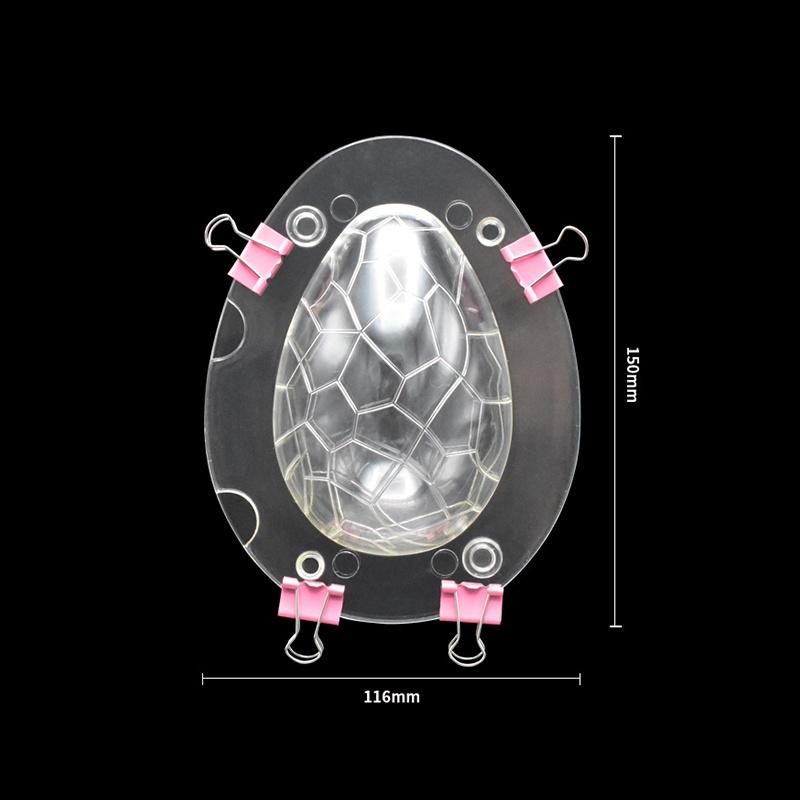 Большие 3D формы для шоколадных пасхальных яиц, прочные и многоразовые для приготовления выпечки