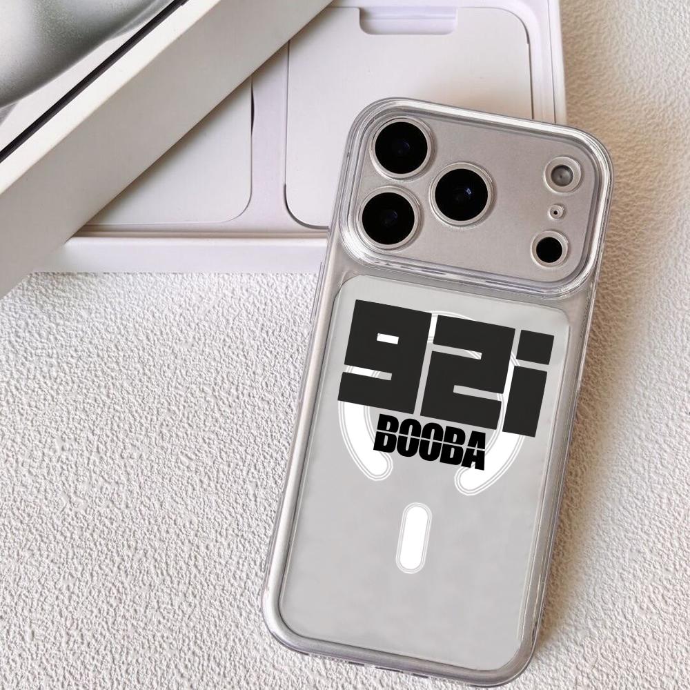 B-Booba Singer Phone Case For iPhone 17 16 15 14 13 12 Pro Max Plus With Magnetic Crystal Clear Case Wireless Charge