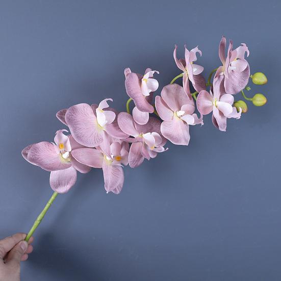 Искусственные стебли орхидеи «Мотылёк» Искусственные цветы фаленопсис Неприхотливые в уходе Искусственные цветы