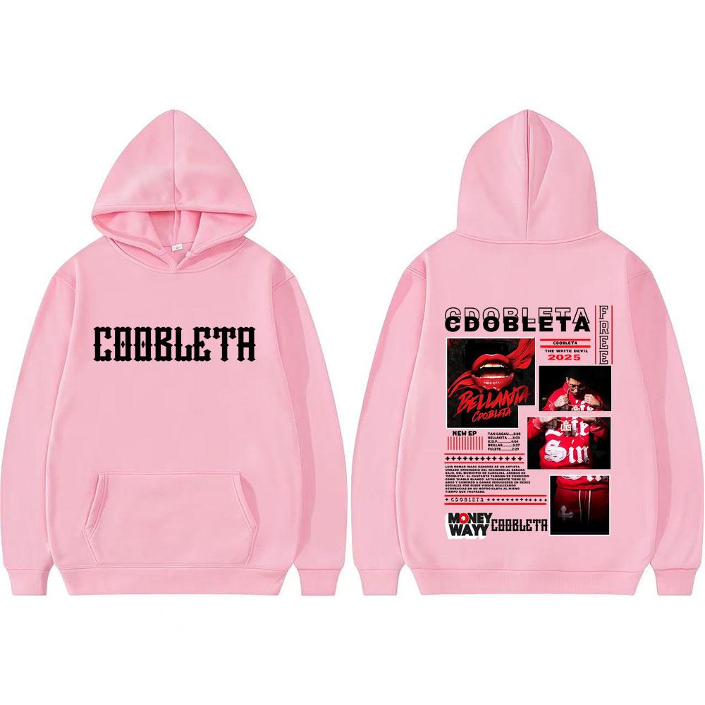 Rapper Bellakita Cdobleta Tour 2025 Print Sweatshirt Men Women High Quality Comfort Tops Hoodie Fashion Vintage Street Pullovers