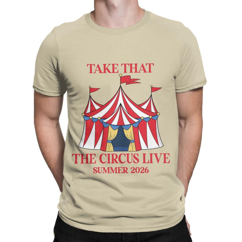 Unisex Unisex Take That The Circus Live Tour 2026 T Shirt 100 Cotton Graphic Print Tshirt Clothing Outfits