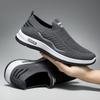 Мужская повседневная обувь Дышащие кроссовки Мужские легкие туфли для ходьбы и бега Слипоны Лоферы для пары Размер 44