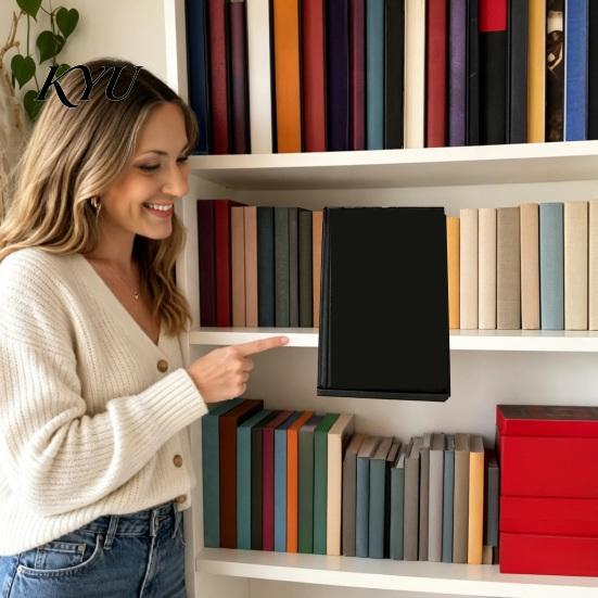 Lightweight Book Stand for Countertop Bookshelf Floating Display Shelf, Vertical Sloping Tablet Stand, Portable Rack Electronics Stable Reading