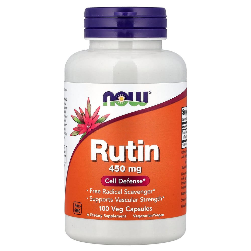 iHerb Now Foods Rutin 450mg Veg Capsules 100 Count