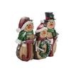 Wood Effect Snowman Family Of Joy