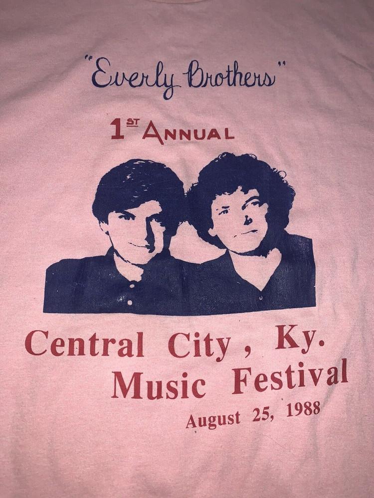 The Everly Brothers Gift For Friends White T-Shirt Cotton Unisex T-Shirt