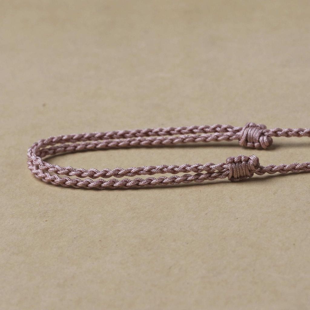 Плетеной вручную регулируемый кулон-ожерелье из нефрита Хетан