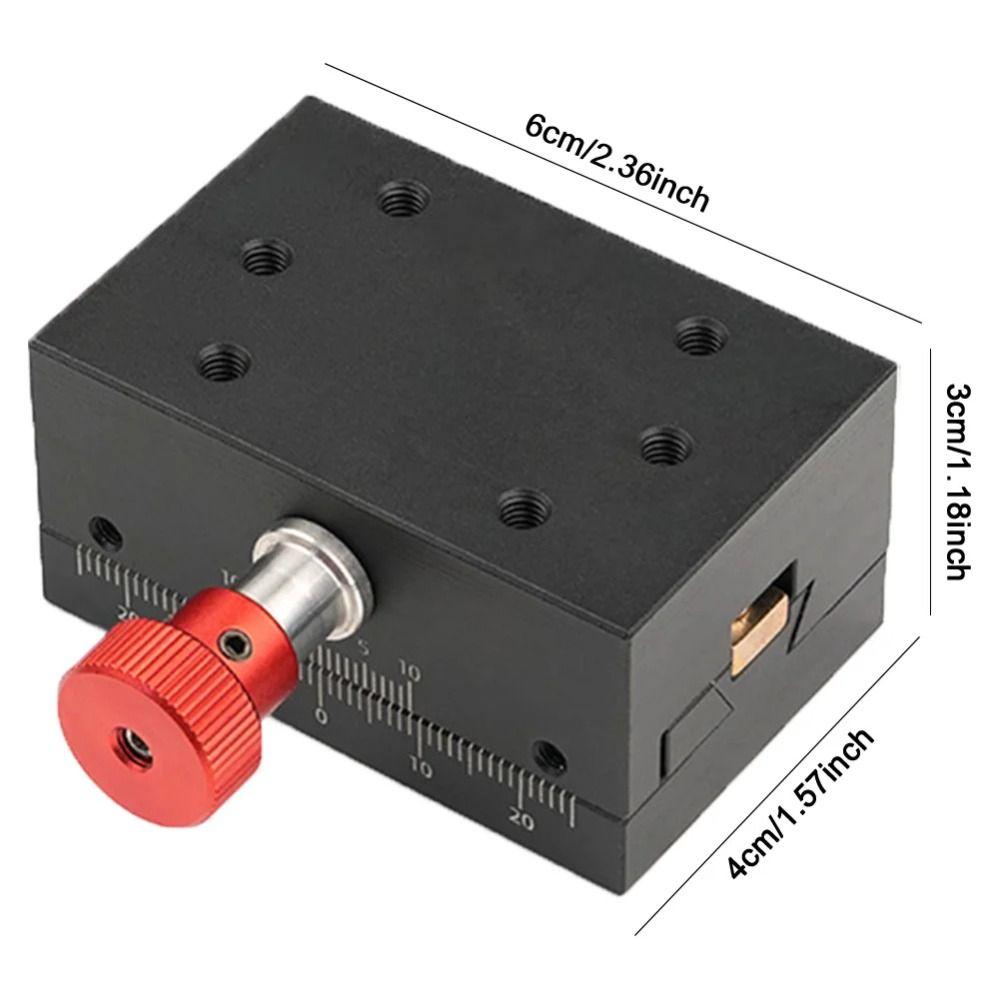 Slide Table Tool Stroke Slide High Precision Displacement Stage Stroke X-axis Dovetail Groove DIY