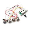 500K 5-Way Toggle Switch for Stratocaster Guitar Electric Guitar Wiring Harness Kit Replacement with 1 Volume 2 Tone 1 Jack