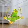 Breathable Bird Hanging Hammock Bite Resistant Bird Cage Stand For Parrot Hamster Lovebird
