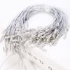 20cm Bullet Head Gold & Silver Thread Christmas Ornament Hanging Ropes, 100 Pcs