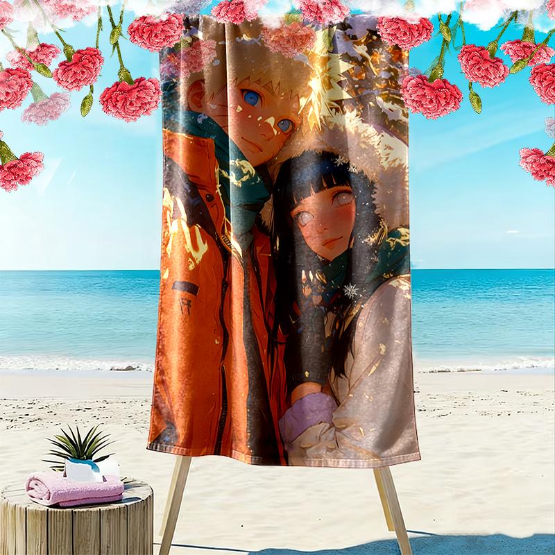 1pc naruto Beach Towel, Outdoor Activities Perfect Summer Travel Supplies, As A Gift for Festivals