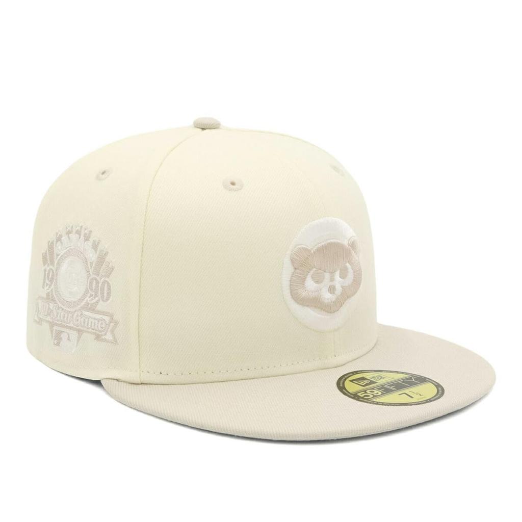 Кепка 59FIFTY 70907351 NER35C7896 CUB Белая Эксклюзив Эксклюзив ONSPOTZ Боковой Патч 2Тона MLB Chicago Cubs MLB Прямая 59 Fifty Сезонный Наряд Популярный Размер