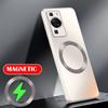 AG матовый силиконовый жесткий чехол для Huawei P60 P50 P40 P30 Pro P40pro, полный защитный матовый чехол для телефона, магнитный чехол с беспроводной зарядкой