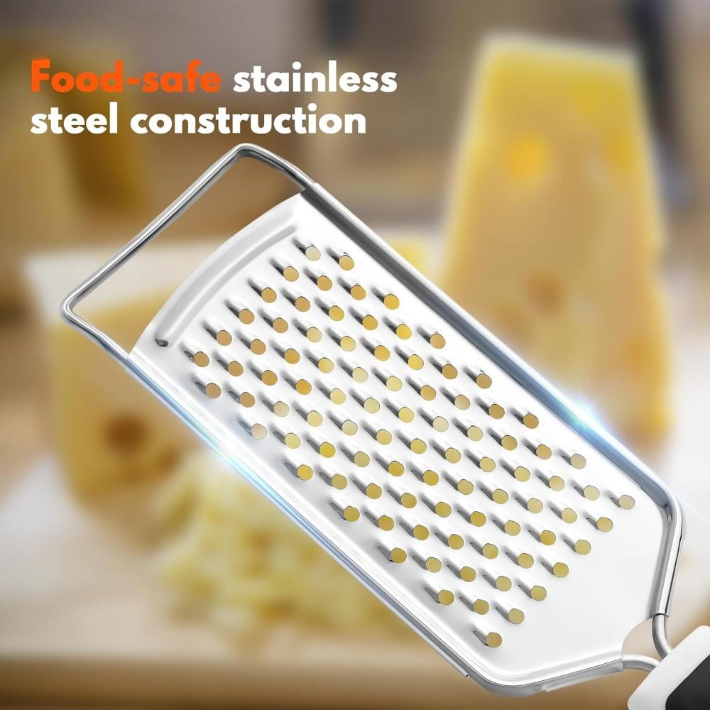 Профессиональные терки для сыра для кухни, ручные из нержавеющей стали, металлическая терка-зестер для лимона с ручкой для сыра, шоколада, специй, кухонные гаджеты