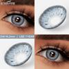 Eyeshare KING Series Dark Blue Colored Contact Lenses for Eyes Fashion Natural Yearly Lens 14.2mm 2pcs/pair