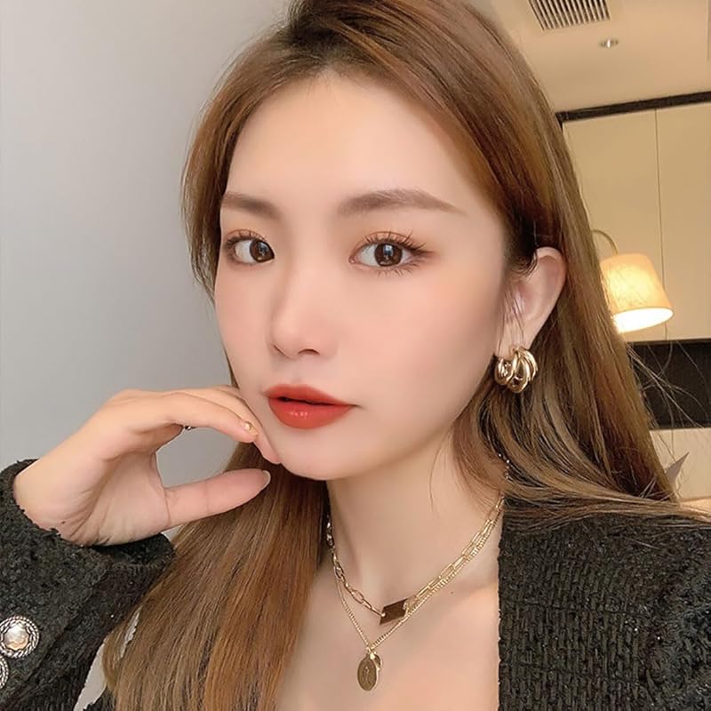 Yoursfs золотые 3 последовательные серьги женские серьги, которые не причиняют вреда Большие качели в стиле Популярность серьги работа повседневные ювелирные изделия подарок