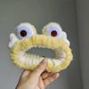 Леди свежая и милая повязка для волос с изображением лица, сетка, красный мультяшный забавный плюшевый ободок, маленькая лягушка, аксессуары для волос