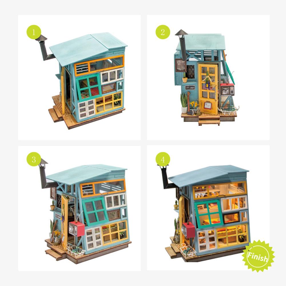 Миниатюрный кукольный домик, комплект легкой мебели, украшения для дома «сделай сам», украшения, игрушки