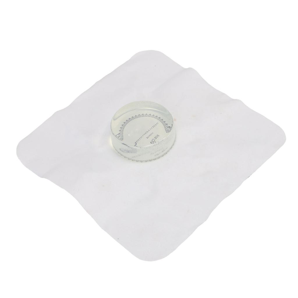 Violin Rosin High Purity High Friction Low Dust String Rosin for Viola Cello Erhu Music Instrument White