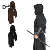 Medieval Knight Shawl Cloak Costume Renaissance Half Shoulder Cape Scarf Dress-Up Halloween Cosplay Prop Accessory