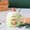 Novel Little Tiger Mug Souvenir Ceramic Mug  Creative Personalized Cartoon Ins Home Coffee Mug