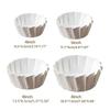 50/100pcs Basque Cheesecake Oil Paper Tray Foldable Cake Mold Disposable Release Mousse Cake Paper Baking Oil Proof Edge Paper