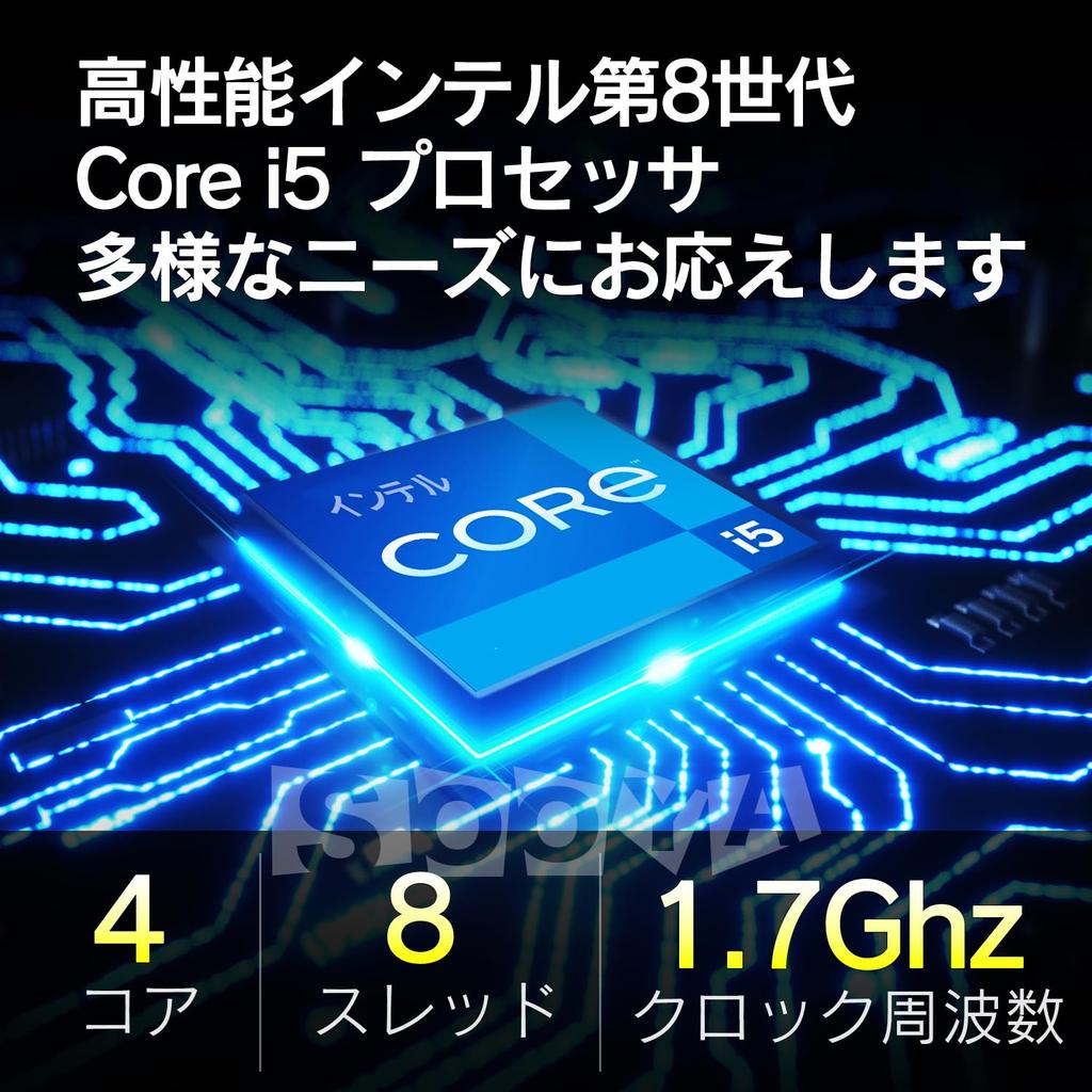 Used laptop inch LCD 8th generation Core i5 Japanese included No initial setup laptop Windows 11 MS Office 2019 installed 15.6 keyboard/Wi-Fi/wireless