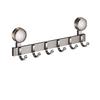 Punch Free Suction Cup Hooks Aluminum Alloy Bathroom Clothes Hooks Creative Towel Key Hangers  Door