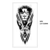 Xqb Black Skull Animal Eagle Snake Water Transfer Tattoo Simulation Disposable Tattoo Sticker