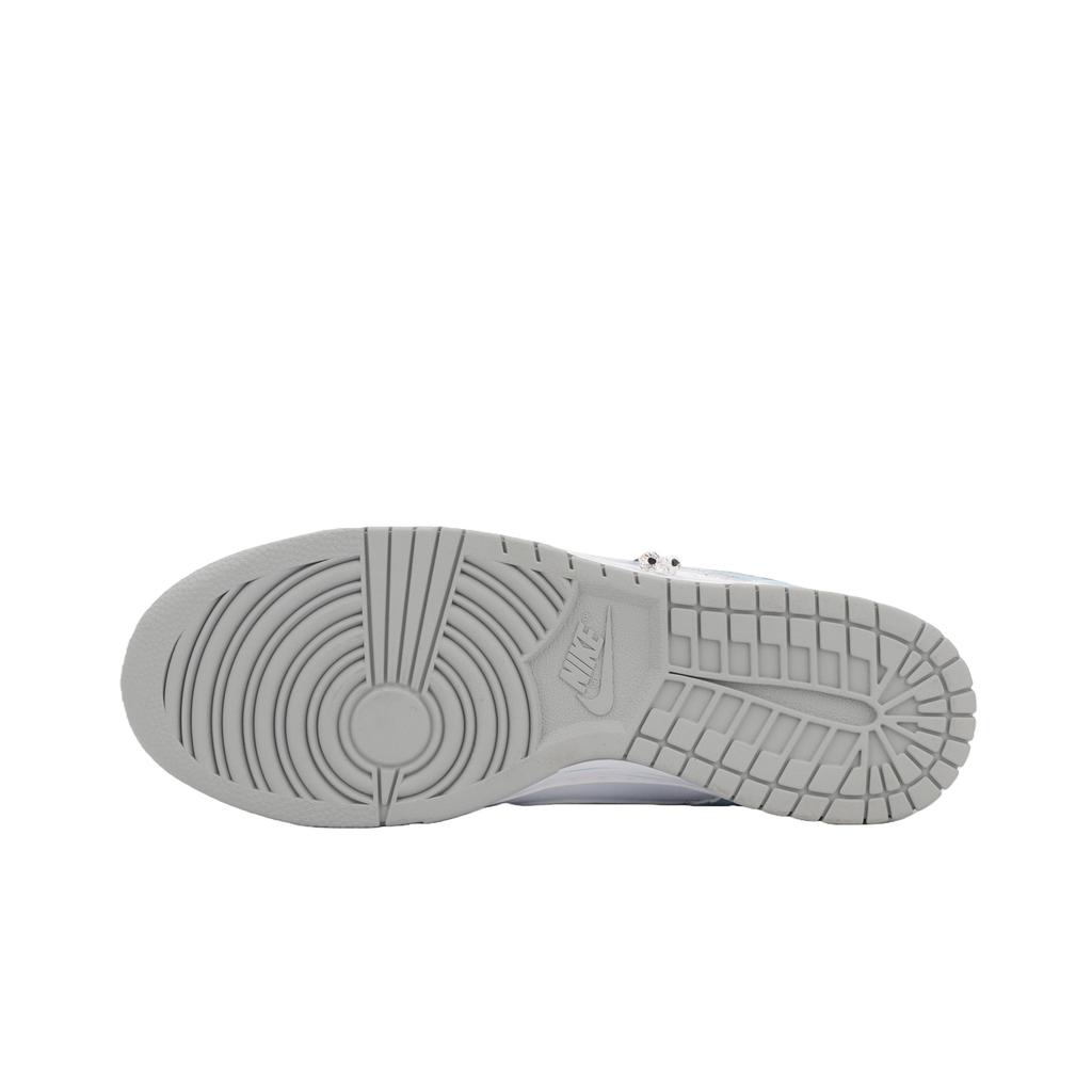 Nike Dunk Jiang Погруженная Луна Износостойкие Нескользящие Низкие Кеды для Скейтборда Унисекс Белый Синий HF5441-105(Team724-)