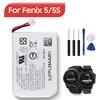Перезаряжаемая литиевая батарея для Garmin Fenix 5 Fenix 6 Fenix 5S Fenix 5X 361-00096-00 361-00097-00 361-00098-00 Батарея для часов
