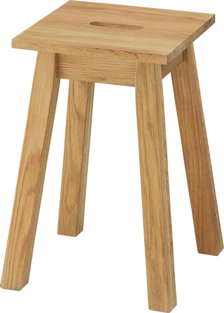 AZUMAYA Square Stool MTK-521NA