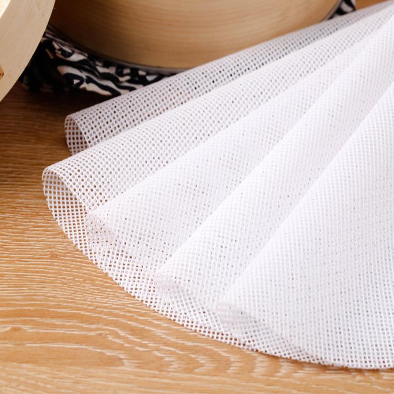 Non-Stick Steamer Mat Dim Sum Tool Food Grade Silicone Reusable Restaurant Kitchen Under Steamer Mat Kitchen Cooking Accessories