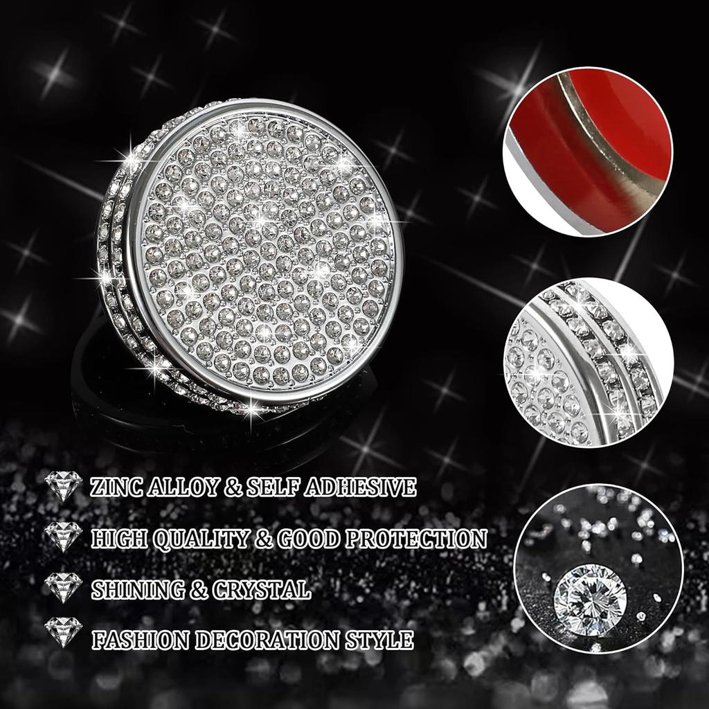 Крышка кнопок центральной консоли TOMALL Bling, совместимая с Lexus RX NX Крышка кнопки режима вождения Накладка на кнопку Crystal Speed ​​Накладка на кнопку переменной скорости