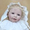 BZDOLL 55 см, мягкая силиконовая кукла Reborn Lisa для маленьких девочек, игрушка, реалистичное тканевое тело, реалистичные светлые волосы с корнями, принцесса для малышей Bebe