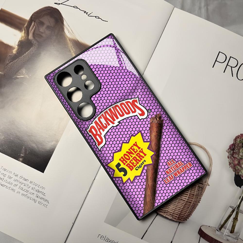 Чехол для телефона Backwoods Cigars для Samsung Galaxy S26 S25 S24 S23 S22 S20 S21 Edge Ultra Plus Fe Цветной Серебристый Чехол