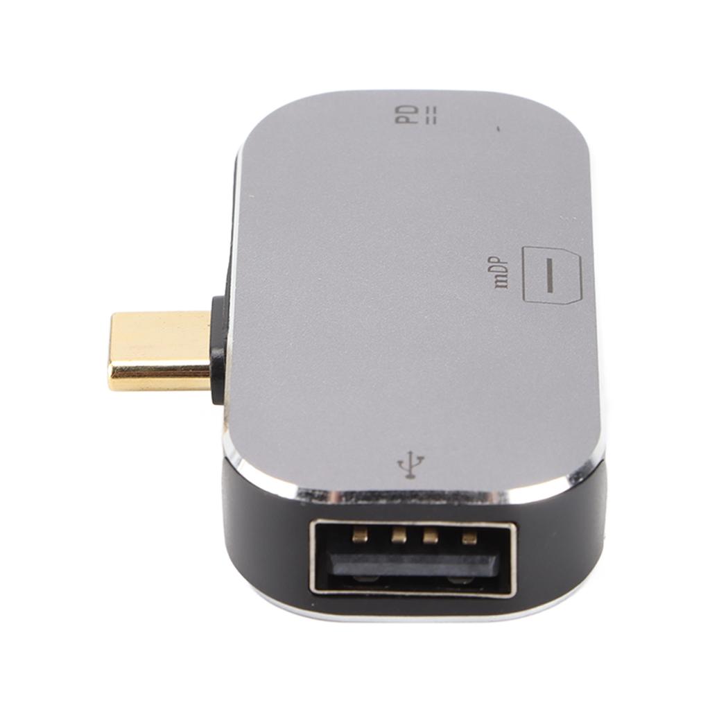 Док-станция 3 в 1 Type C Male на Mini DP USB A Type C Female USB C Dock для Windows для Android для OS X