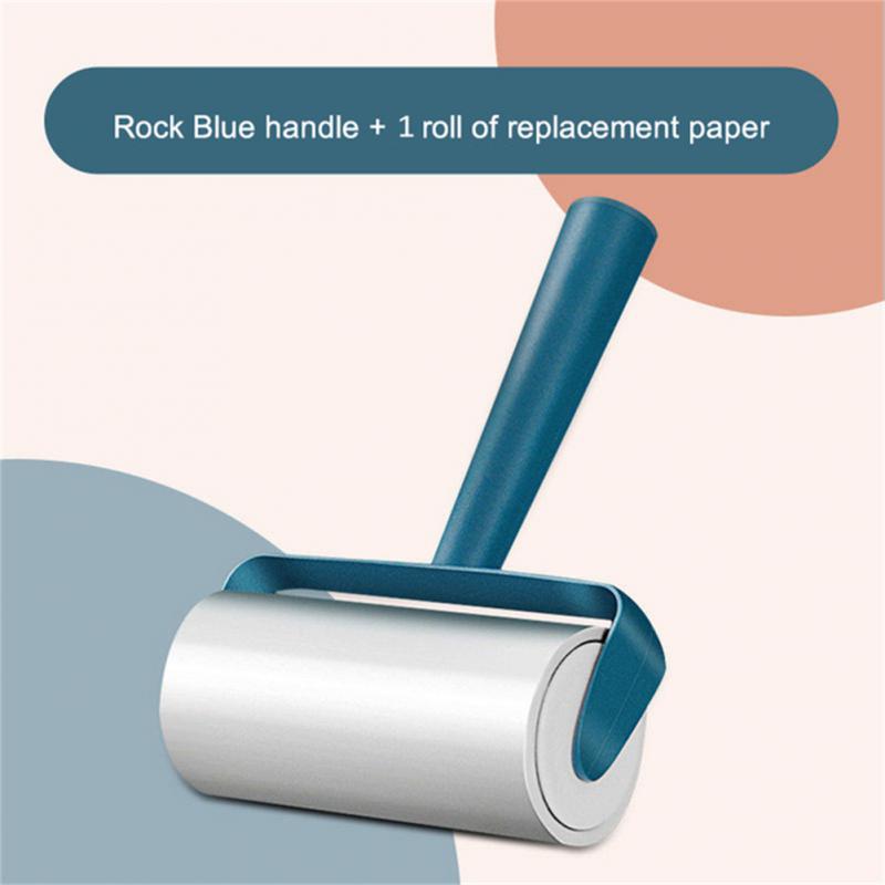 Портативный разрывной рулон бумаги липкий роликовый пылеулавливатель для удаления шерсти домашних животных, одежды, ковров, сменная чистящая щетка, инструменты