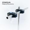 ZONESUN ZS-DP611W Semi-Automatic Diaphragm Pump Liquid Weighing Filling Machine For Beverage Water Essential Oil Perfume