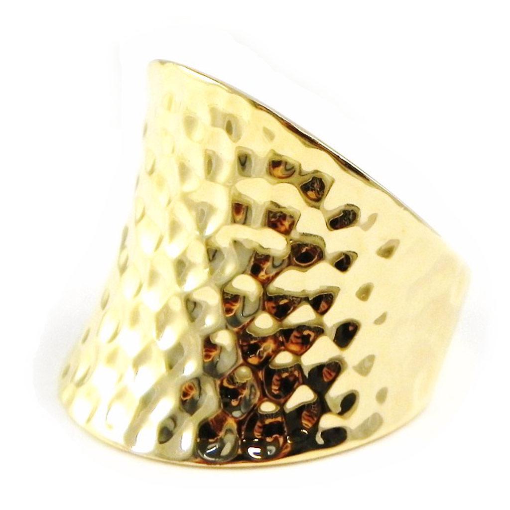 Позолоченное кольцо 'Клеопатра' золото - 22 мм