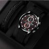 Watches for Men Business Leather Quartz Wristwatch Calendar Date Luminous Clock Luxury Mens Casual Bracelet Watch